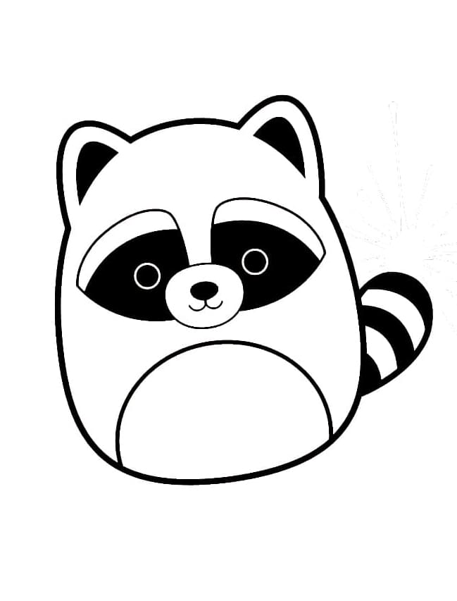 Zdarma Tisknutelné Squishmallows omalovánka