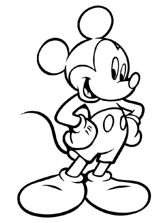 Omalovánky Mickey Mouse