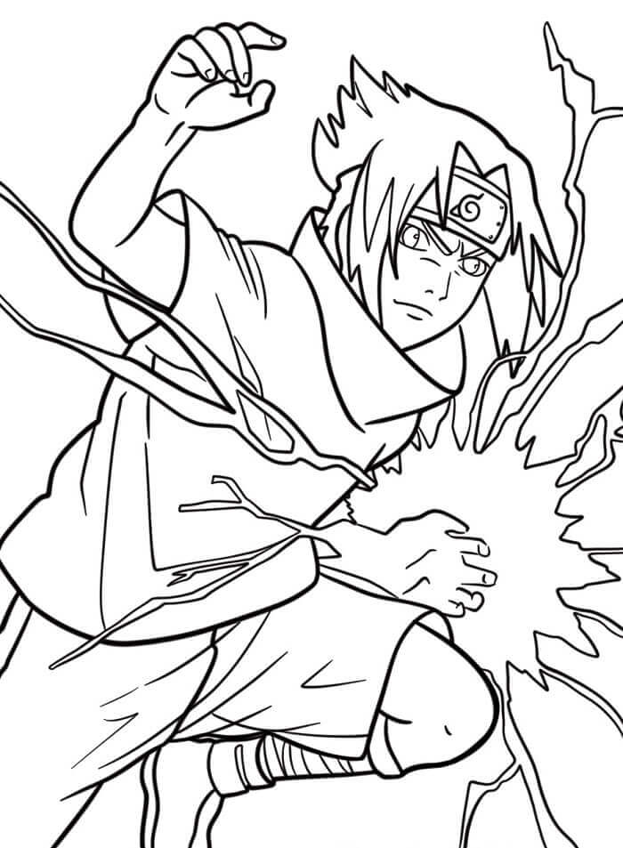 Zdarma Tisknutelný Naruto omalovánka