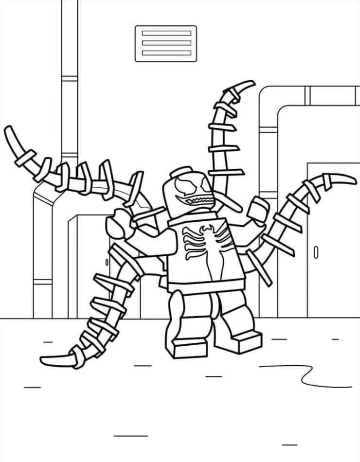 Zdarma Tisknutelný Venom omalovánka