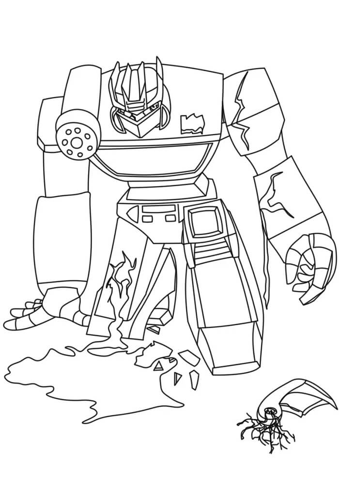 Zdarma Transformers Vymalovatelné omalovánka