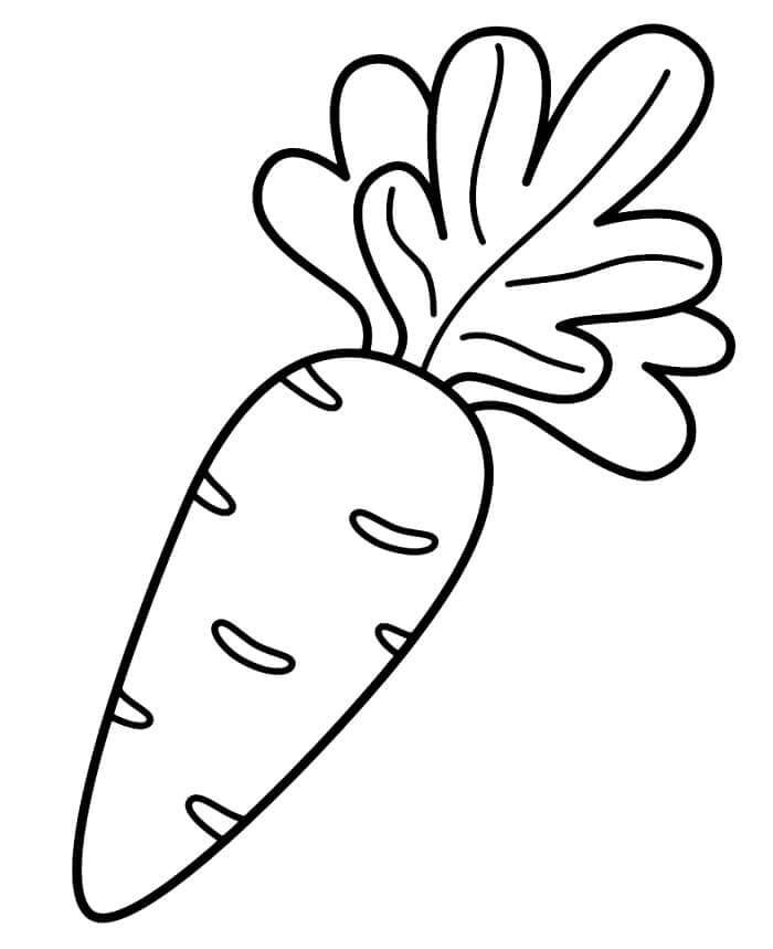 Zdarma Zelenina Vymalovatelné omalovánka