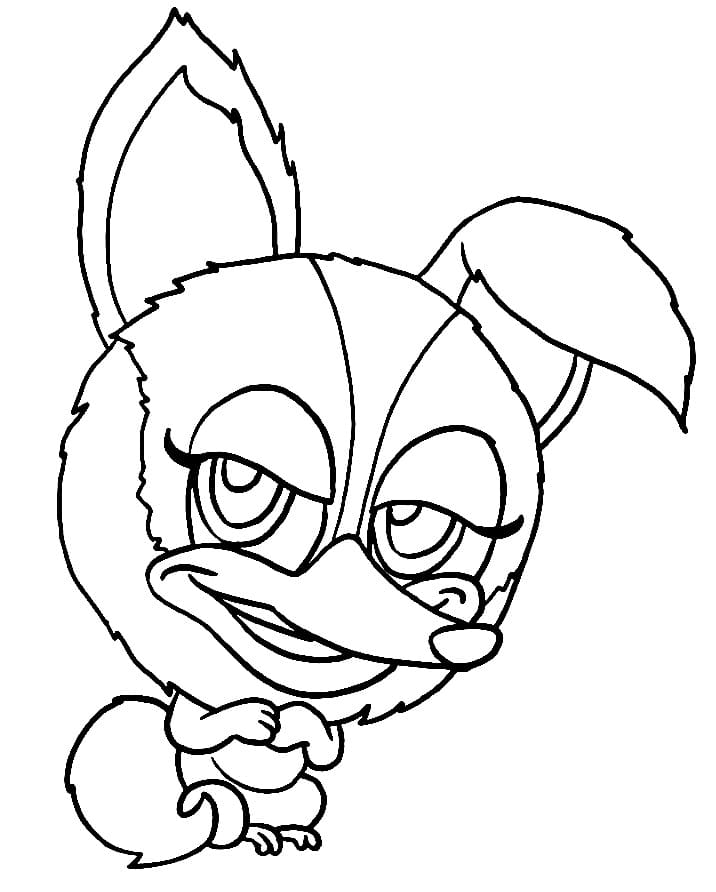 Zdarma Zoobles k Tisku pro Děti omalovánka