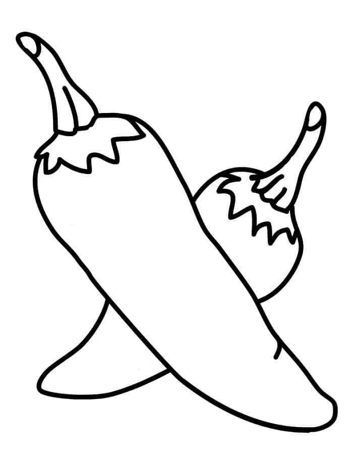 Zelenina pro 1leté Děti omalovánka