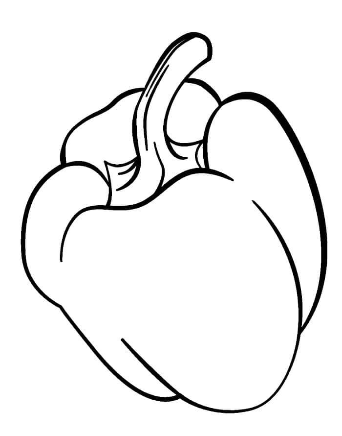 Zelenina pro 6leté Děti omalovánka