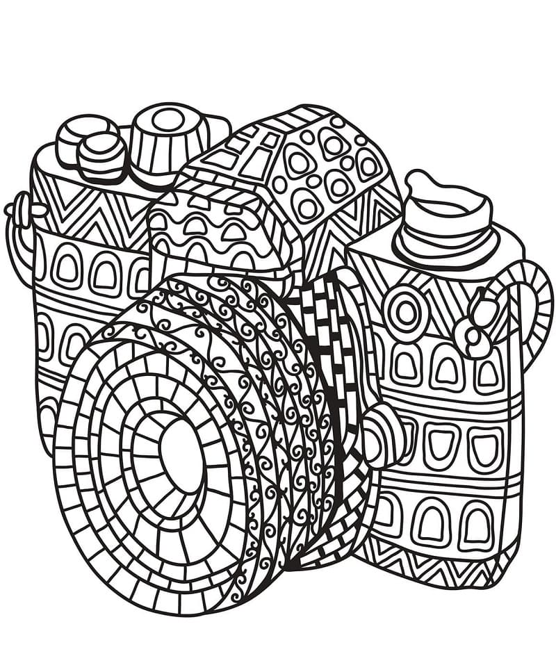 Zentangle (4) omalovánka