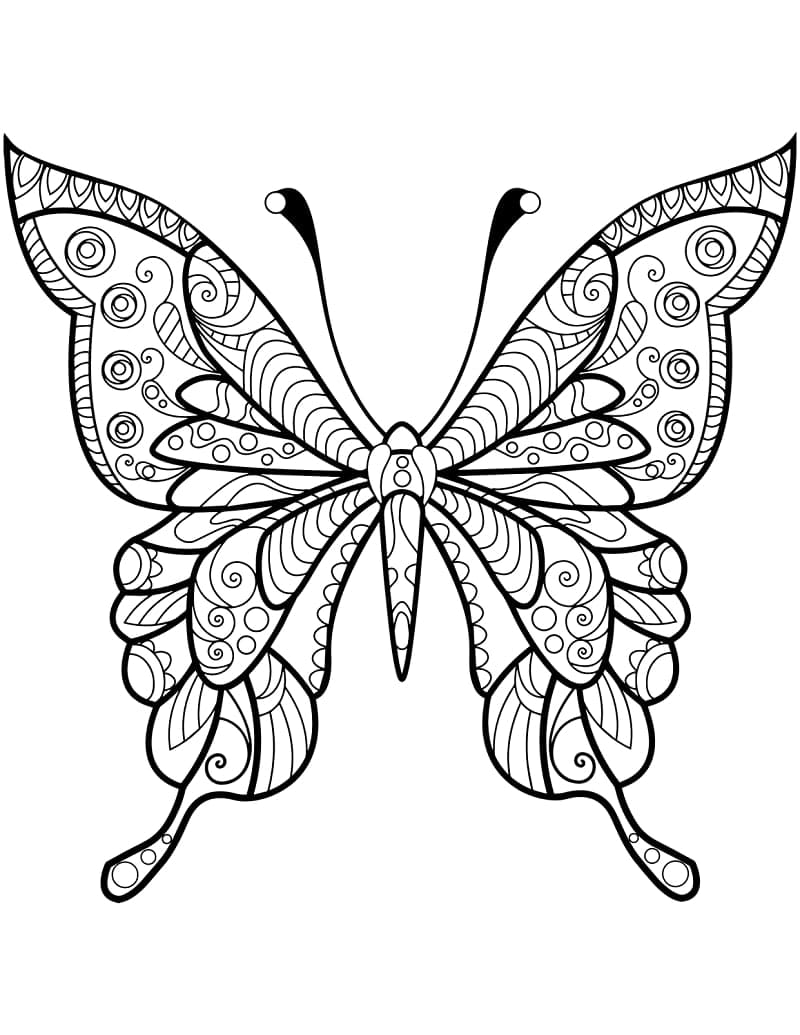 Zentangle pro Dospělé omalovánka