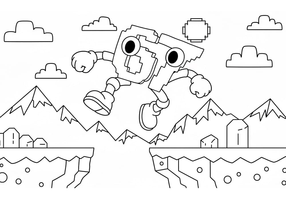 67 Brainrot jako dárek omalovánka