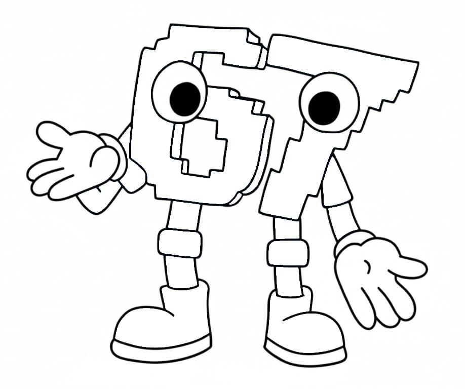 67 Brainrot k vytištění omalovánka