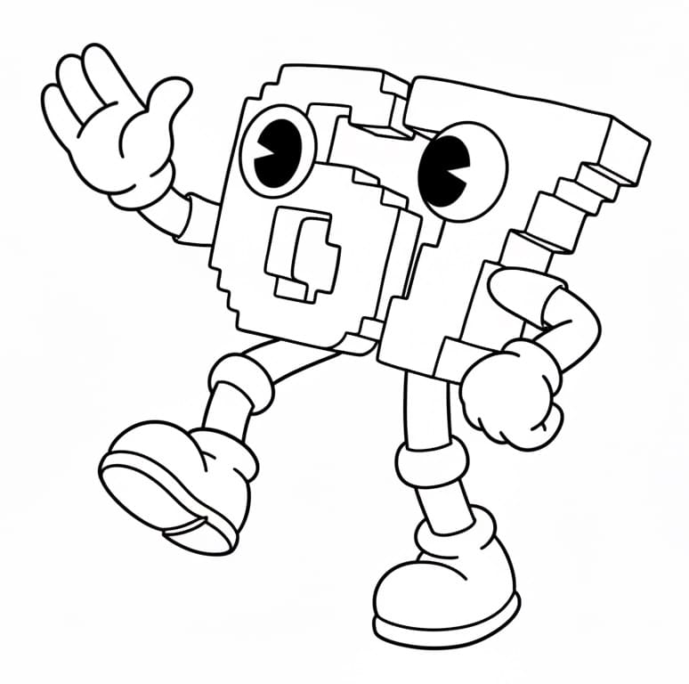 67 Brainrot zdarma tisknutelný omalovánka