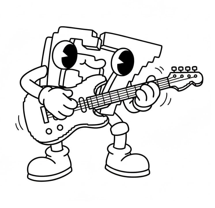 67 Brainrot zdarma omalovánka