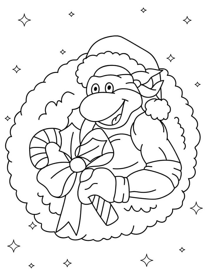 Animované Želvy Ninja omalovánka