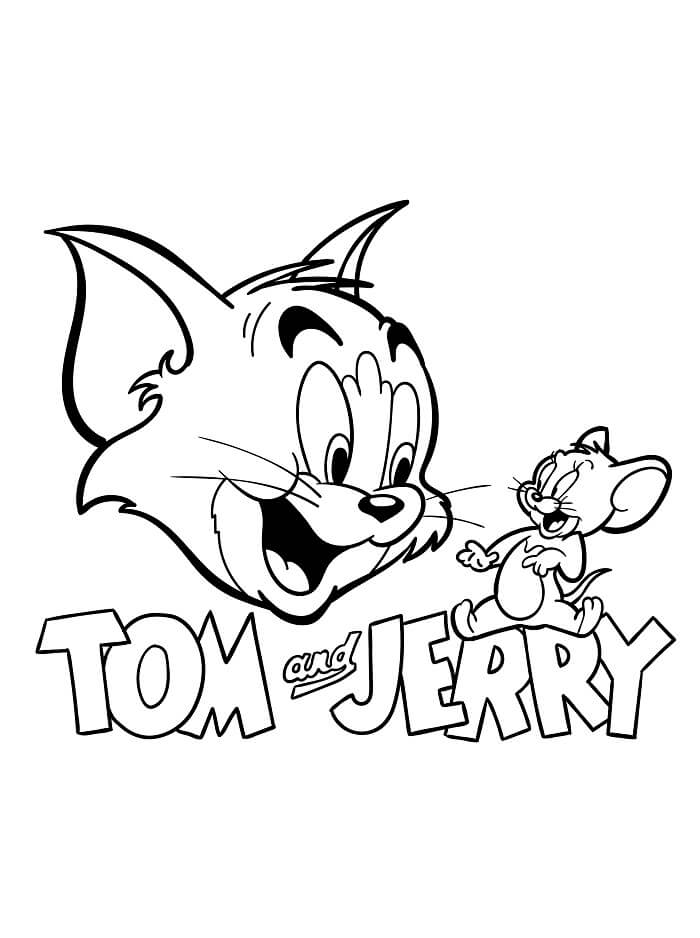 Animovaný Tom a Jerry omalovánka