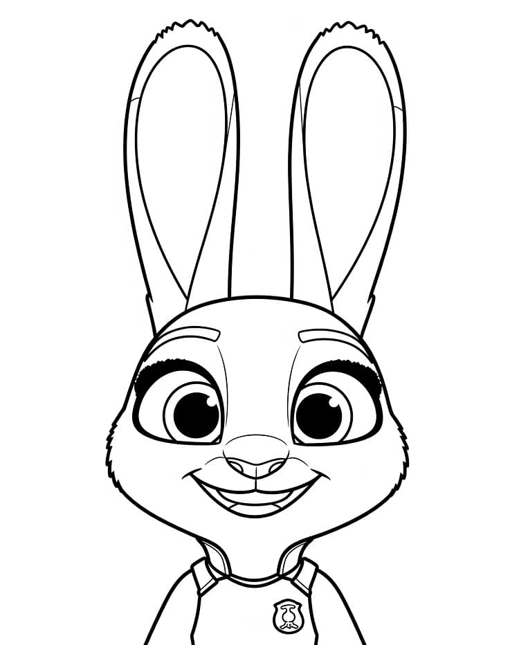 Animovaný Zootropolis omalovánka