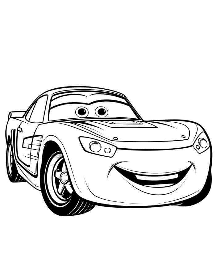 Blesk McQueen Disney omalovánka