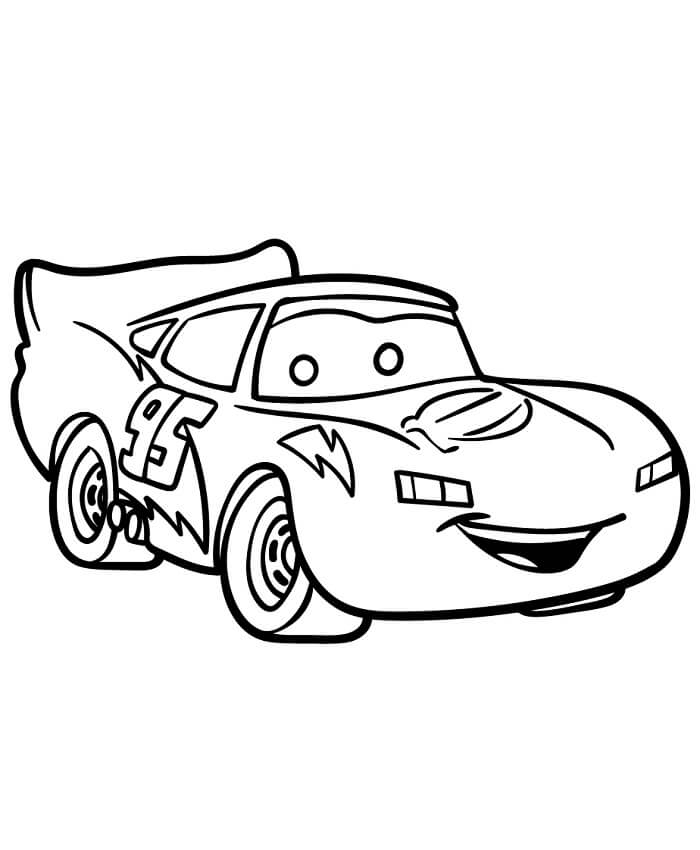 Blesk McQueen od Disney omalovánka