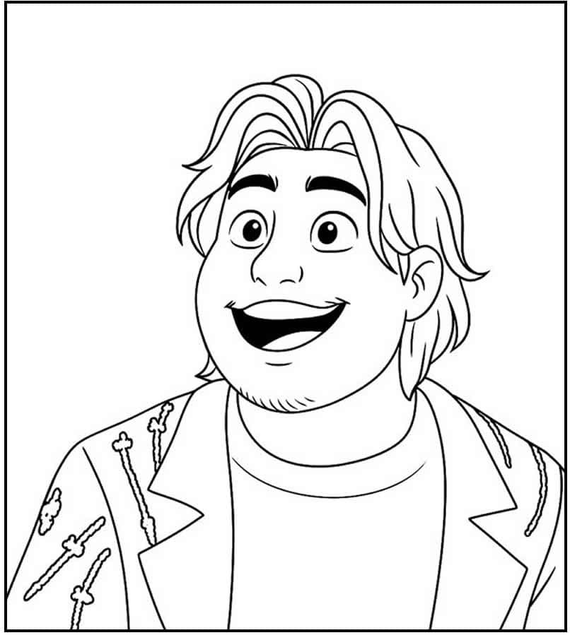 Bobby Kpop Demon Hunters omalovánka