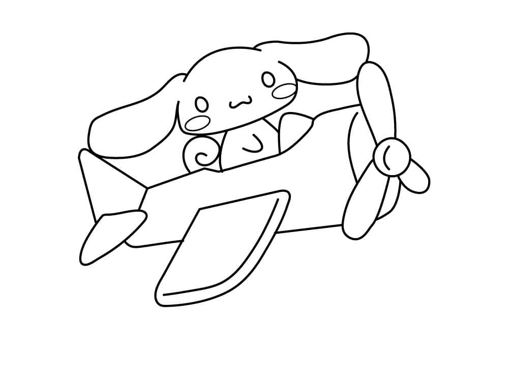 Cinnamoroll Tisknutelný pro Děti omalovánka