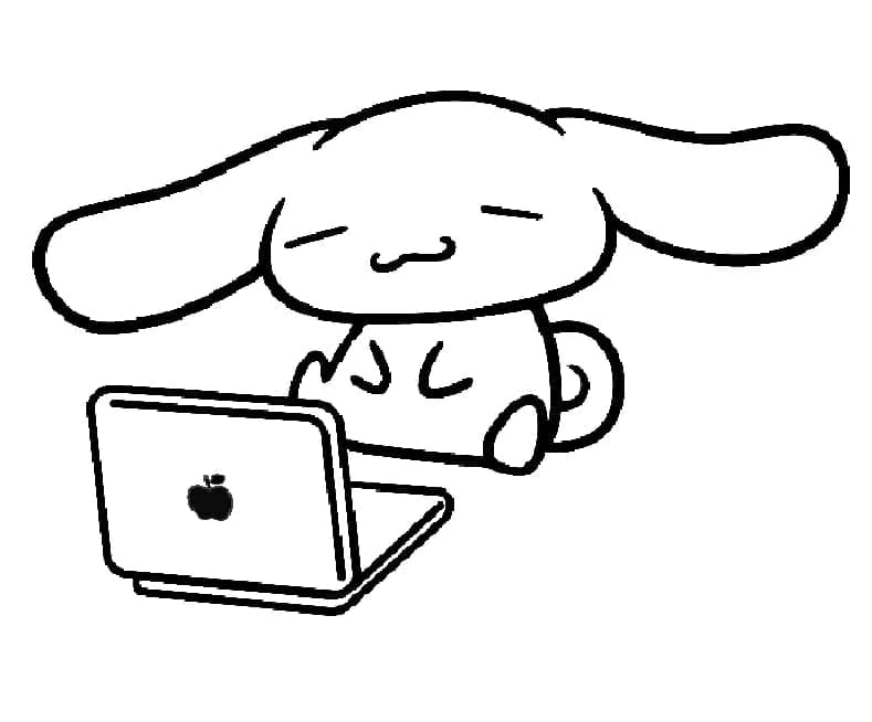 Cinnamoroll pro 6leté Děti omalovánka