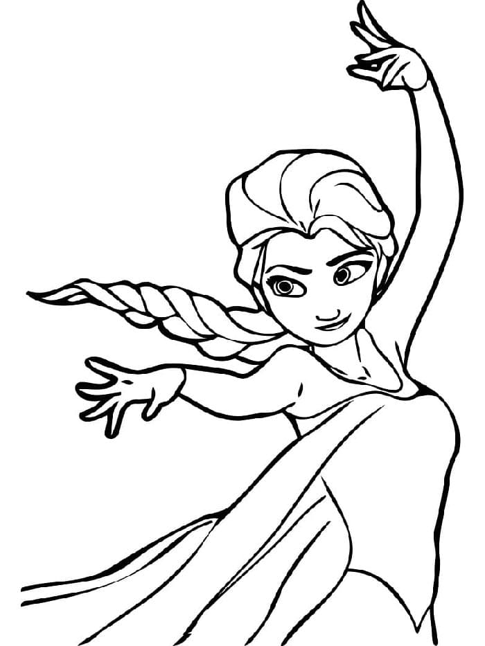 Disney Ledové království omalovánka