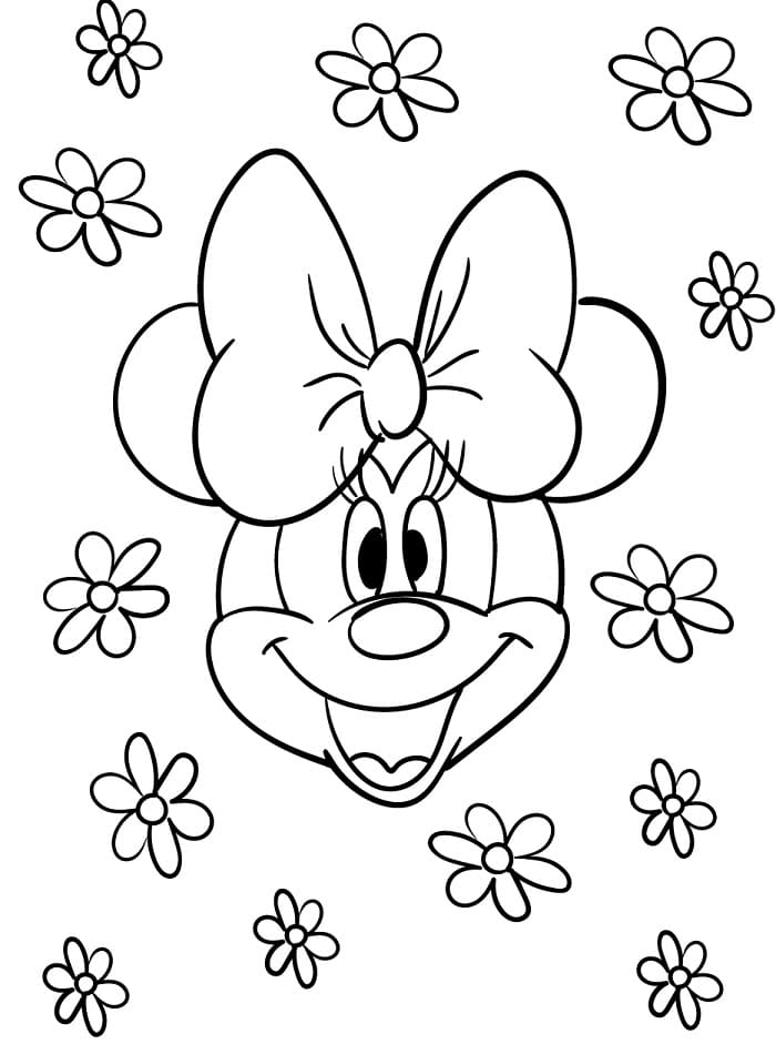 Disney Minnie Mouse omalovánka