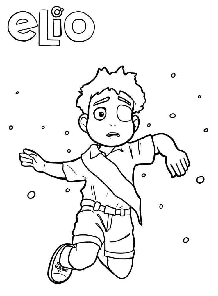 Elio Tisknutelný pro Děti omalovánka