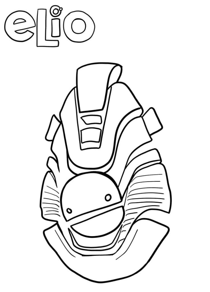 Omalovánka Elio Zdarma pro Děti