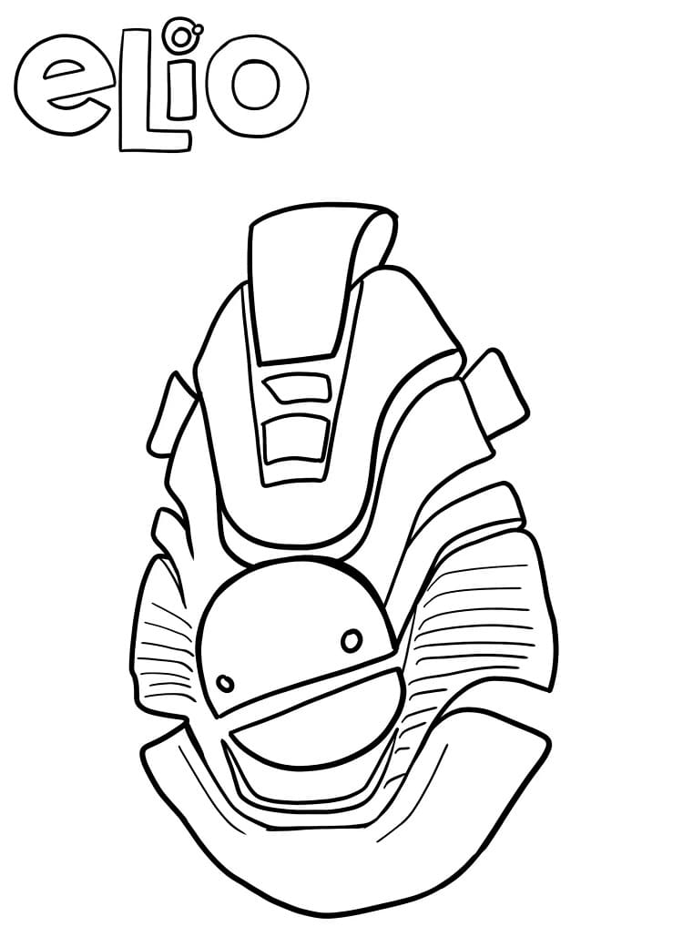 Elio Zdarma pro Děti omalovánka