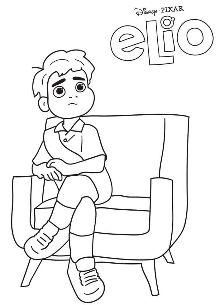 Omalovánka Elio k Vytisknutí