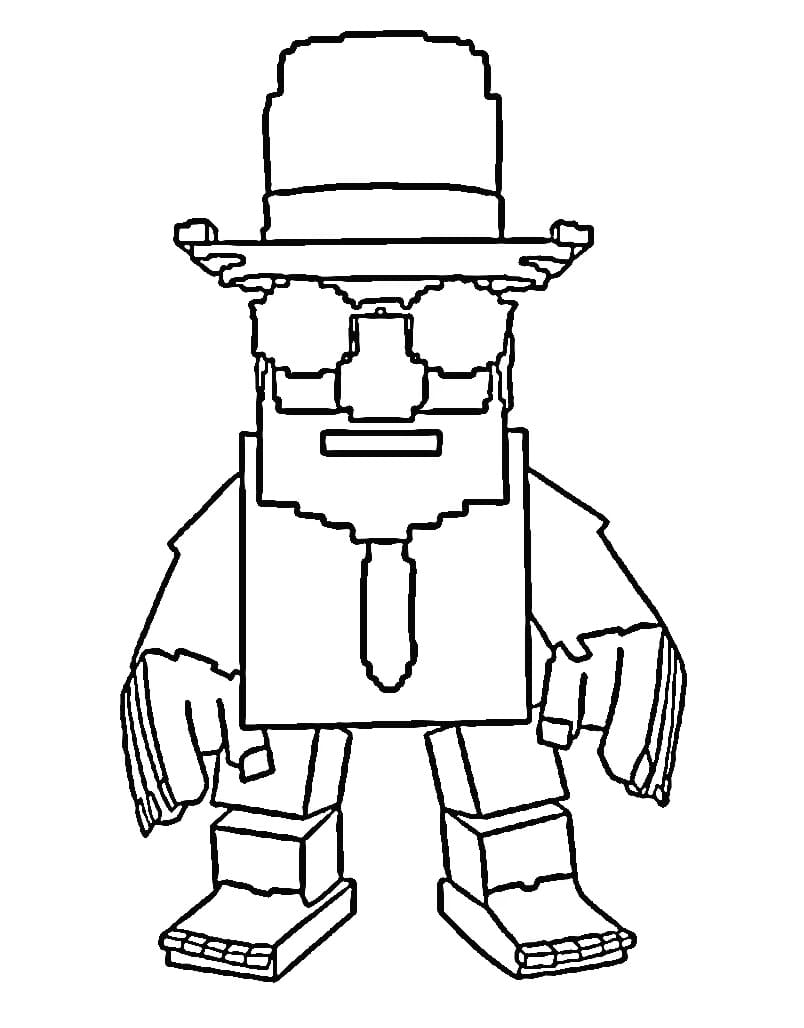 Extinct Matteo Steal a Brainrot omalovánka