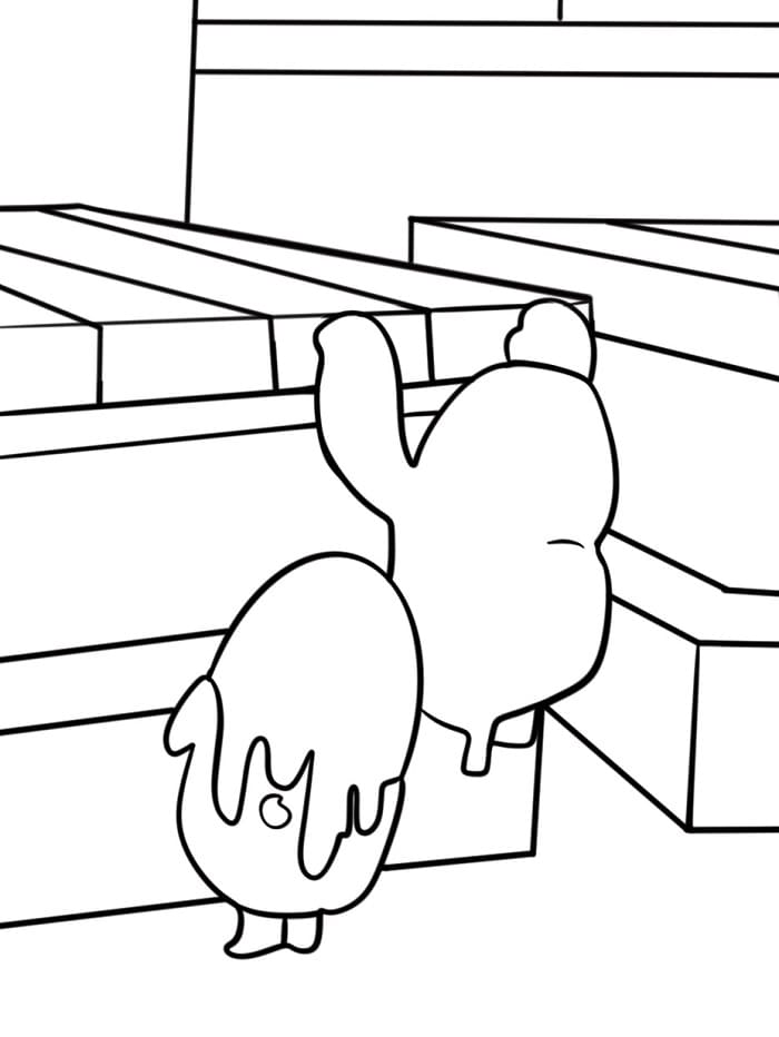 Fall Guys Hra omalovánka