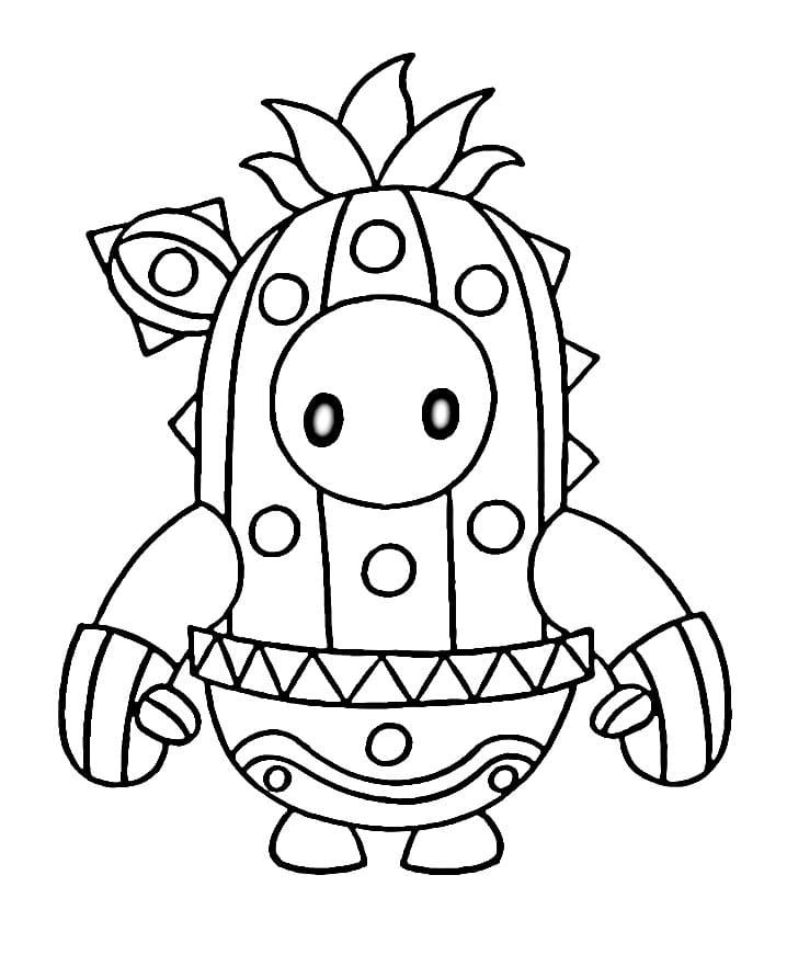 Fall Guys Zdarama omalovánka