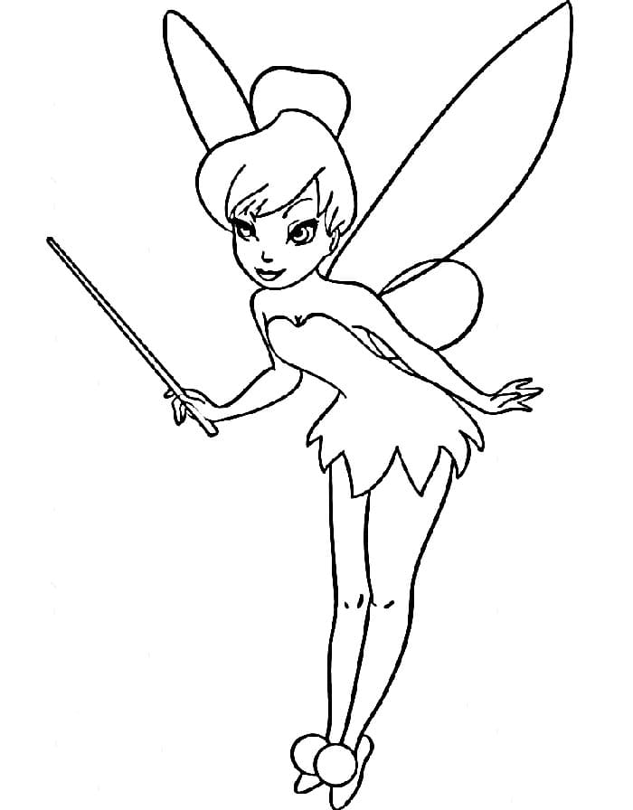 Fantastická Zvonilka omalovánka