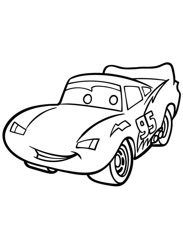 Fantastický Blesk McQueen omalovánka