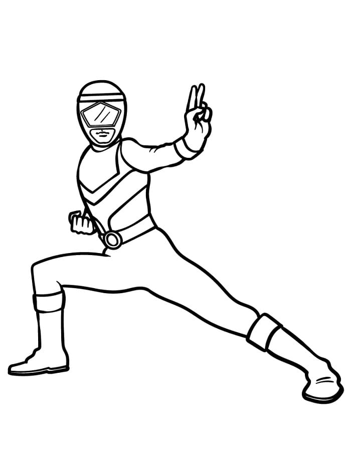 Fantastičtí Power Rangers omalovánka