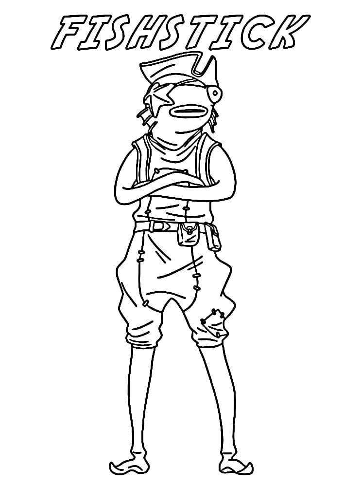 Fortnite Tisknutelný omalovánka