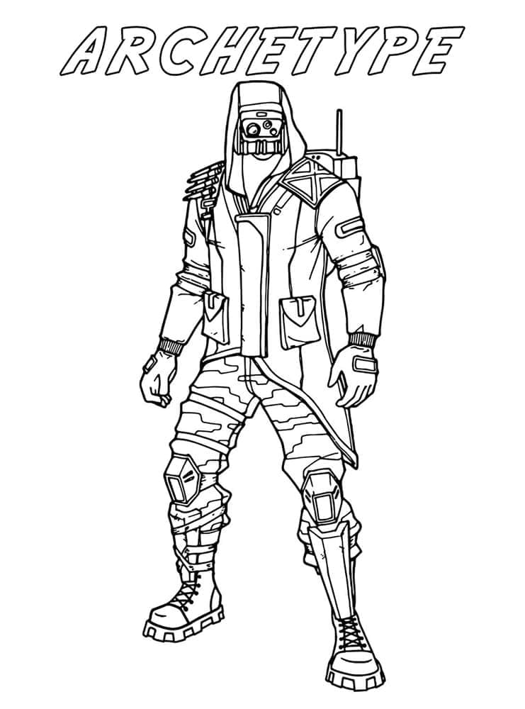 Fortnite Zdarma Tisknutelný omalovánka