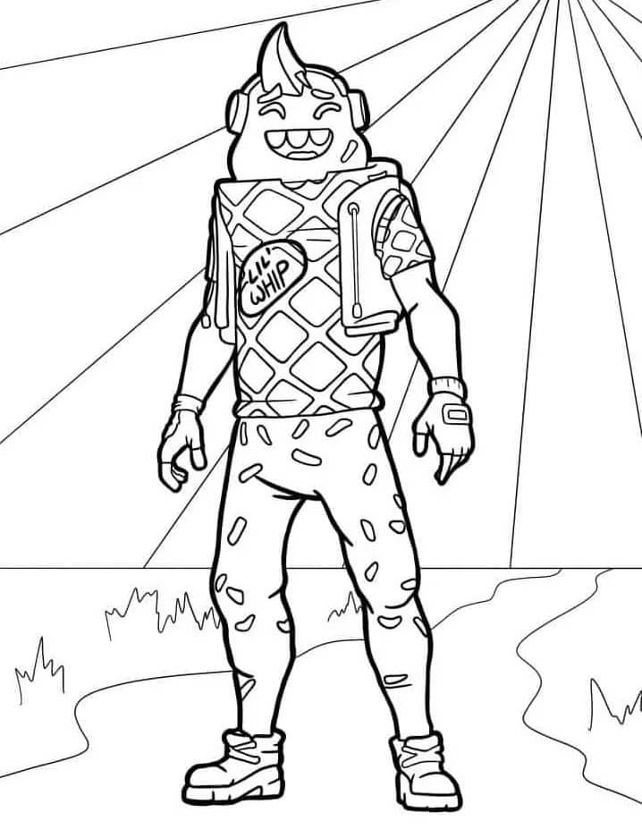 Fortnite pro 1leté Děti omalovánka