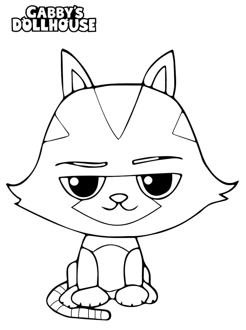 Gábinin Kouzelný Domek 5 omalovánka