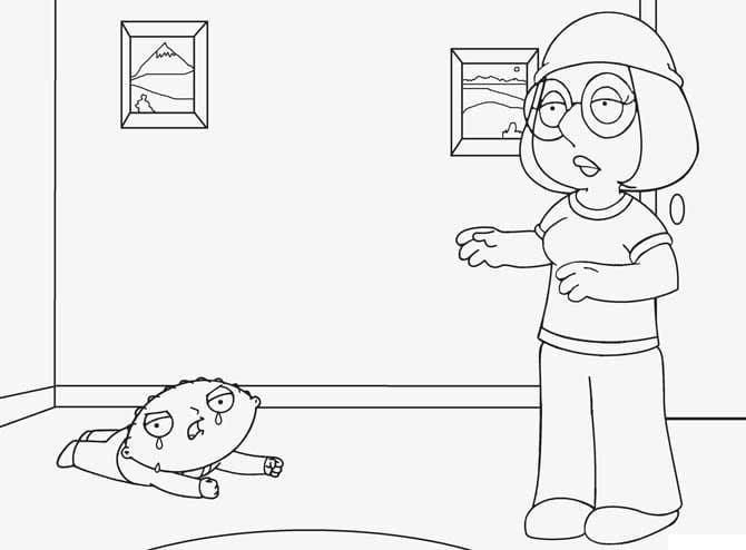 Griffinovi (30) omalovánka