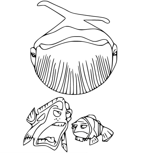 Hledá se Nemo (2) omalovánka