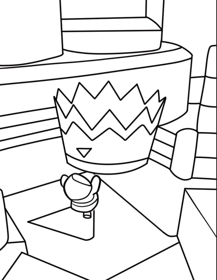 Hra Fall Guys omalovánka