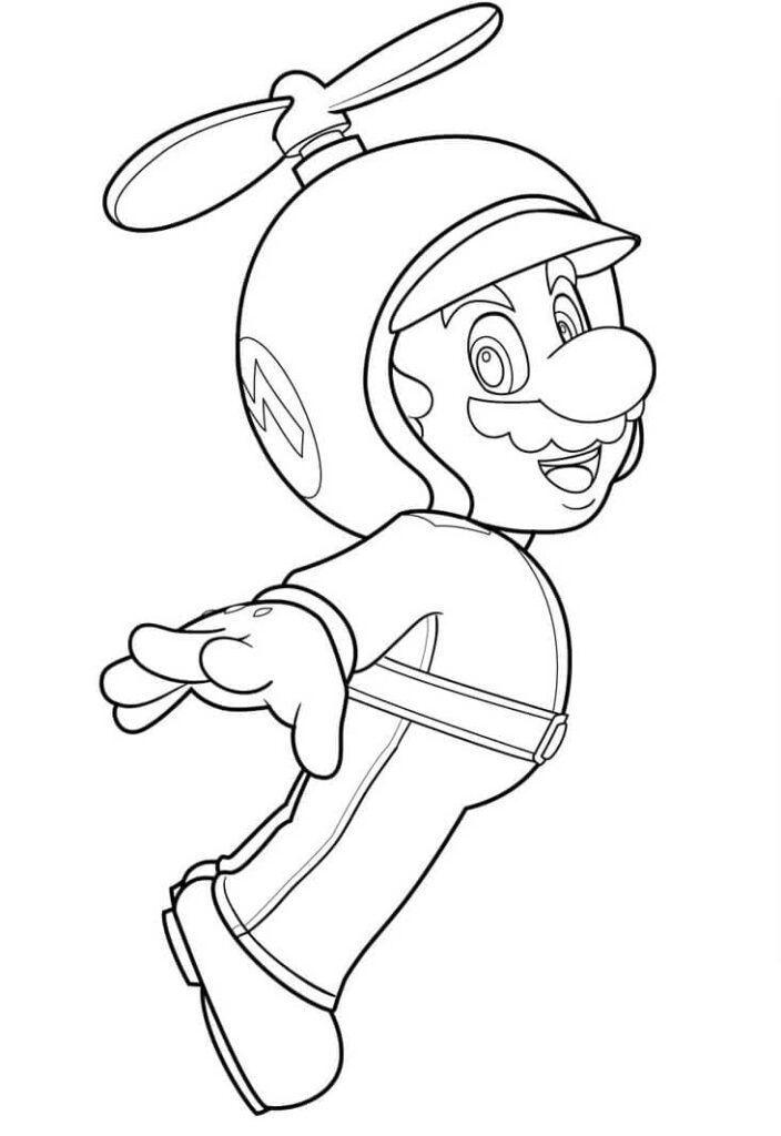 Omalovánka Hra Mario