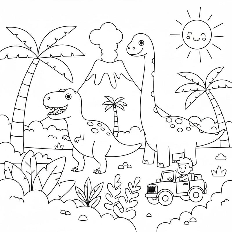 Jurský Svět (12) omalovánka