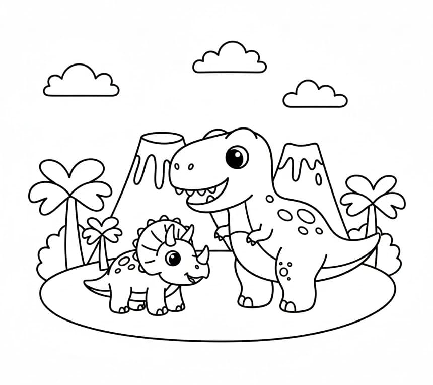 Jurský Svět (3) omalovánka