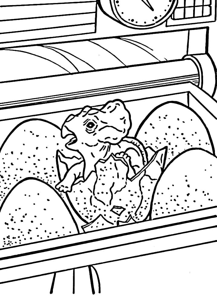 Jurský Svět Vymalovatelný pro Děti omalovánka