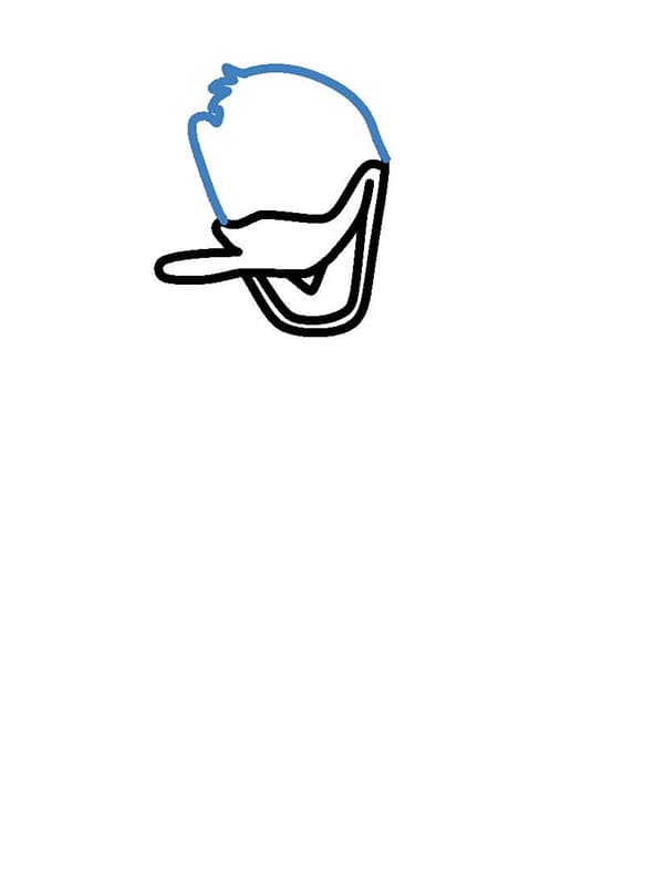 Kačer Donald krok 2