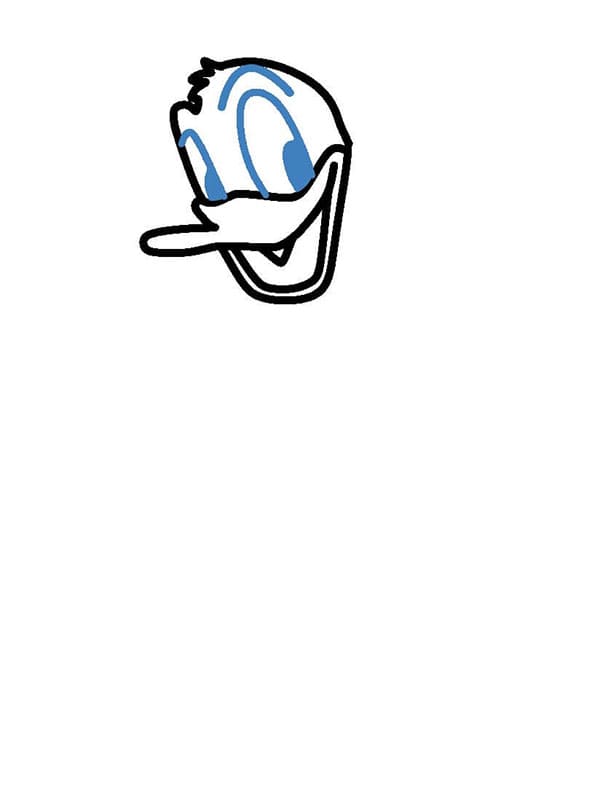 Kačer Donald krok 3