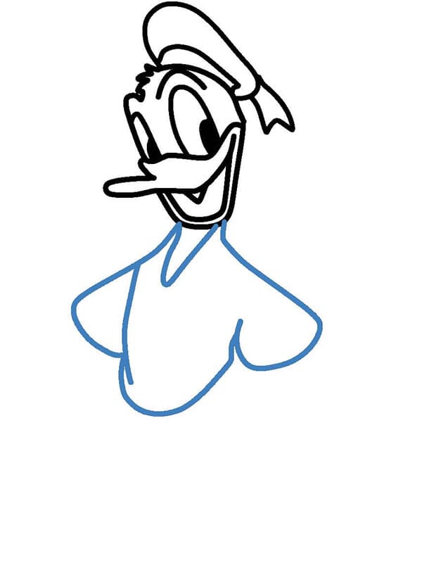 Kačer Donald krok 5