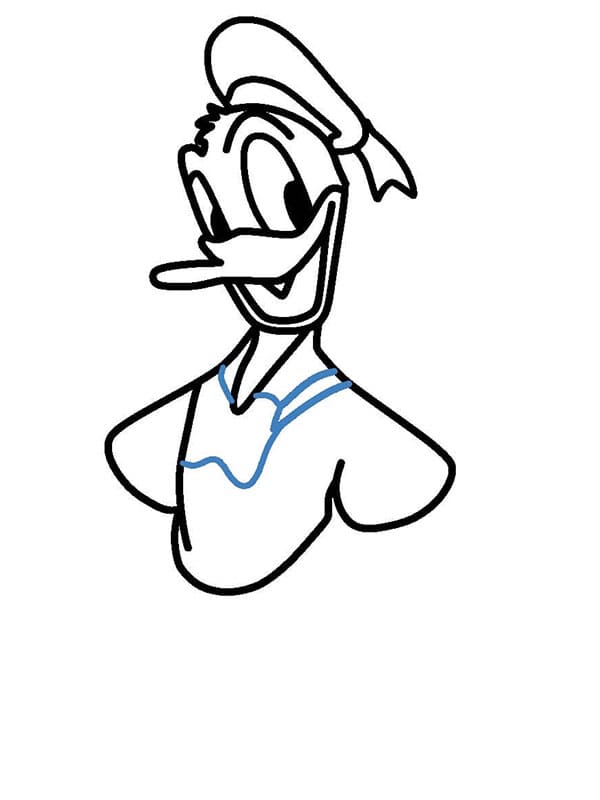 Kačer Donald krok 6